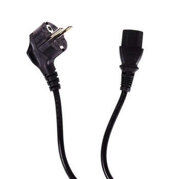 Mixed Length Eu 2 Pin Plug To Iec C13 Kettle  Mains Extension Cable - Black EU-250