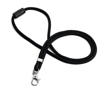 Durable Soft Recycled Pet Plastic Fabric Lanyards With Safety Release Black Pack 824101