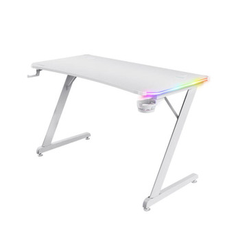 Trust Gxt 709 Luminus Rgb Led Illuminated White Gaming Desk 25328
