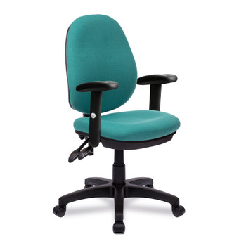 Nautilus Designs Java 200 Medium Back Twin Lever Fabric Operator Office Chair Wi BCF/P505/GN/ADT Nautilus Designs Java 200 Medium Back Twin Lever Fabric Operator Office Chair Wi BCF/P505/GN/ADT
