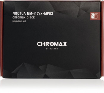 Noctua NM-i17xx-MP83 chromax.black 83mm pitch LGA1700 Kit NM-I17XX-MP83-CH-BK