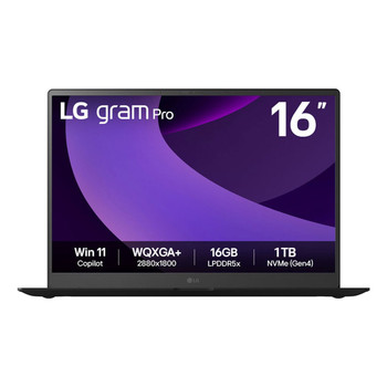 LG Gram Pro 16Z90TP-K.AA78A1 Intel Core Ultra 7 5.1 GHz 40.6 cm 16" 2880 x 1800 16Z90TP-K.AA78A1
