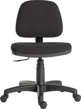 Teknik Office Ergo Blaster Medium Back Fabric Operator Office Chair Without Arms 1100BLK