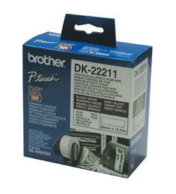 Brother DK22211 White Film Tape DK22211