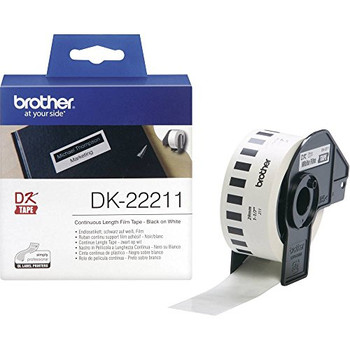Brother DK22211 White Film Tape DK22211 Brother DK22211 White Film Tape DK22211
