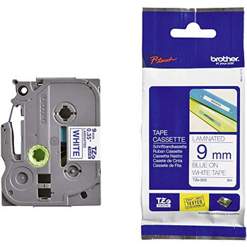 Brother TZE223 Blue on White TZE223 Brother TZE223 Blue on White TZE223