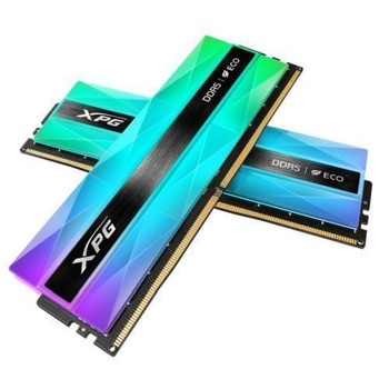 Adata Xpg Lancer Neon Rgb 32Gb Kit 2 X 16Gb Ddr5 8000Mhz Cl38 1.45V Ecc Pmic Xmp AX5U8000C3816G-DCLANRSG