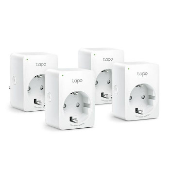 TP-Link TAPOP1004-PACK Tapo Mini Smart Wi-Fi Socket TAPOP100(4-PACK)