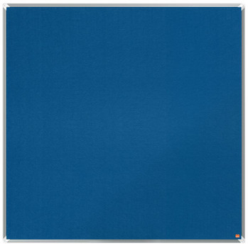 Nobo Premium Plus Blue Felt Noticeboard Aluminium Frame 1200X1200mm 1915190 1915190