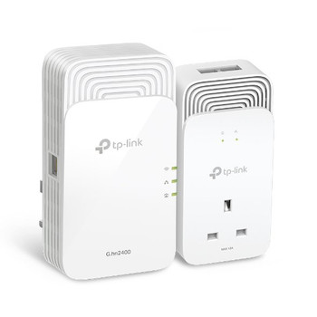 Tp-Link G.Hn2400 Powerline Ax1800 Wi-Fi 6 Kit PGW2440 KIT