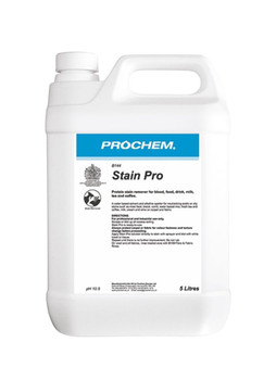 Prochem B144-05 Stain Pro Protein Stain Remover 5L 1010241 1010241 Prochem B144-05 Stain Pro Protein Stain Remover 5L 1010241 1010241