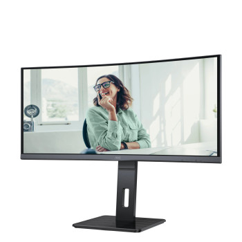 Aoc P3 34 " 3440 X 1440 Pixels Ultra Wide Quad Hd Va Panel Hdmi Displayport Usb- CU34P3CV