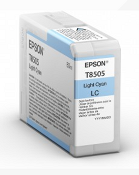 Epson T8505 Light Cyan Ink Cartridge 80Ml - C13T850500 C13T850500