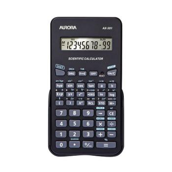 Aurora Scientific Calculator Single Line Display Black - AX501 AX501