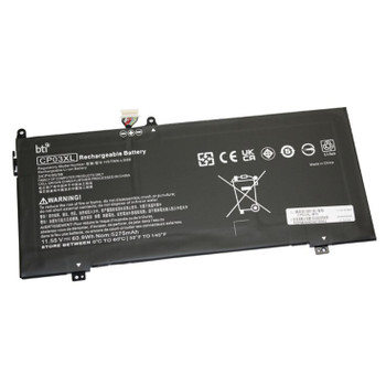 BTI 60.9 3 cell CP03060XL compatible battery for HP SPECTRE X360 13T-AE000 SPECT CP03XL-BTI