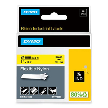 Dymo 1734525 24mm Yellow Nylon 1734525 Dymo 1734525 24mm Yellow Nylon 1734525