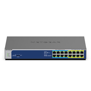 NETGEAR GS516UP Unmanaged Gigabit Ethernet 10/100/1000 Full duplex Power over Et GS516UP-100EUS