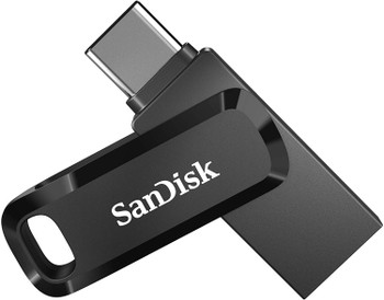 Sandisk 512Gb Ultra Dual Drive Go Usb C Usb A Flash Drive Black SDDDC3-512G-G46