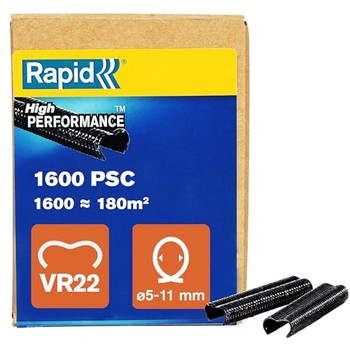 Rapid VR22 Fence Hogrings Black 40017338 40017338 Rapid VR22 Fence Hogrings Black 40017338 40017338