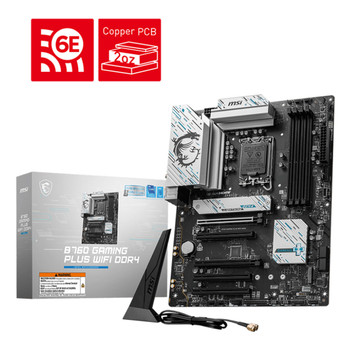 MSI B760 GAMING PLUS WIFI DDR4 Intel LGA 1700 Intel Celeron Intel Pentium Gold L B760 GAMING PLUS WIFI DDR4