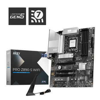 MSI PRO Z890-S WIFI Intel LGA 1851 Socket V1 Intel Core Ultra Series 2 LGA 1851 PRO Z890-S WIFI