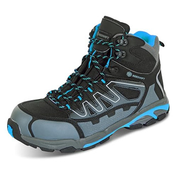 Beeswift Hiker S3 Composite Boot Black/Blue Size 7 CF35B07