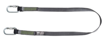 Msa 1.5M Webbing Restraint Lanyard Chrome Size 1.5M MSA10185600