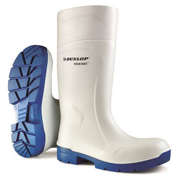 Dunlop Purofort Multigrip Safety Wellingtons White Size 6.5 CA6113106.5