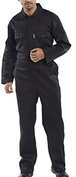Beeswift Regular Boilersuit Black Size 50 RPCBSBL50