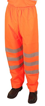 Beeswift Hi-Vis Pu Overtrousers Orange Size S PUT471ORS