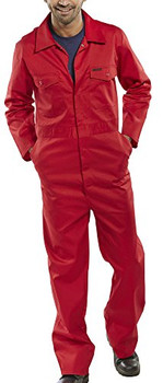 Beeswift Boilersuit Red Size 36 PCBSRE36