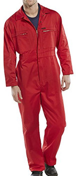 Beeswift Heavyweight Boilersuit Red Size 36 PCBSHWRE36