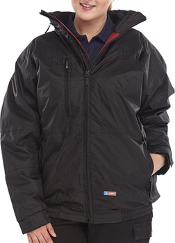 Beeswift Mercury Bomber Jacket Black Size S MUBJBLS