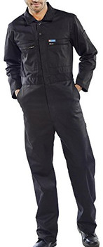 Beeswift Heavyweight Boilersuit Black Size 46 PCBSHWBL46