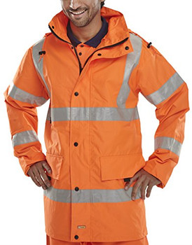 Beeswift Jubilee Hi-Vis Jacket Orange Size S JJORS