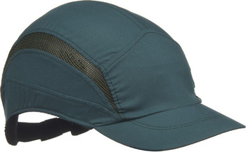 3M Hc24 First Base Safety Baseball Cap Reduced Peak Green HC24GRP