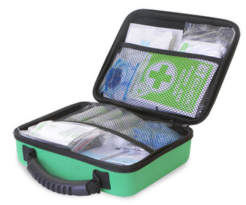 Click Medical Bs8599-1 Small First Aid Kit In Medium Feva Bag Green CM0267