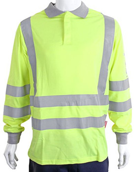 Beeswift Arc Compliant Hi-Vis Anti-Static Polo Shirt Saturn Yellow Size XXXL CARC12SYXXXL