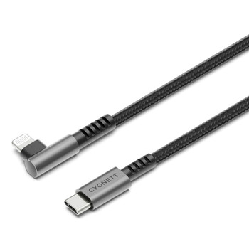 Cygnett CY5102PCCCL 1 m Lightning USB C Male Male Black CY5102PCCCL