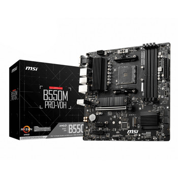 MSI B550M PRO-VDH AMD Socket AM4 AMD Ryzen� 5 AMD Ryzen� 7 3rd Generation AMD Ry B550M PRO-VDH