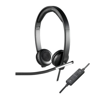 Logitech USB Headset Stereo H650e Wired Black Headset 981-000519