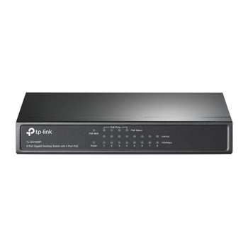 TP-Link TL-SG1008P 8-Port Gigabit Desktop Switch with 4-Port PoE Black TL-SG1008P