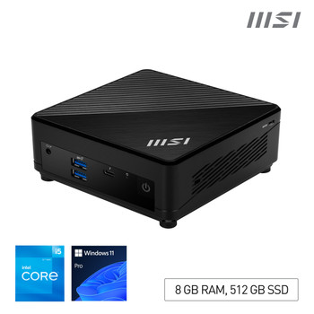 MSI Cubi 5 MSI Cubi 5 12M Intel Core i5 1235U Desktop PC 8GB RAM 512GB SSD Mini CUBI 5 12M I5 1235U FS 8GB 512GB W11P