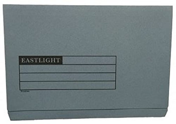 Valuex Document Wallet Full Flap Foolscap 270Gsm Blue Pack 50 45413DENT 45413DENT