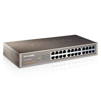 Tp-Link TL-SF1024D 24-Port 10/100 Unmanaged  Rackmount Switch Steel Case TL-SF1024D