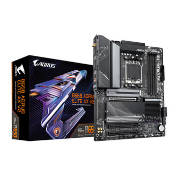 Gigabyte B650 AORUS ELITE AX V2 Motherboard - Supports AMD AM5 CPUs 12+2+2 Phase B650 AORUS ELITE AX V2