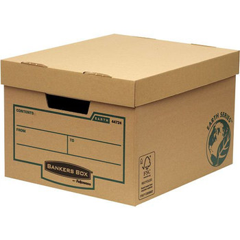 Fellowes Bankers Box Earth Series Budget Storage Box Pk10 - 4472401 4472401