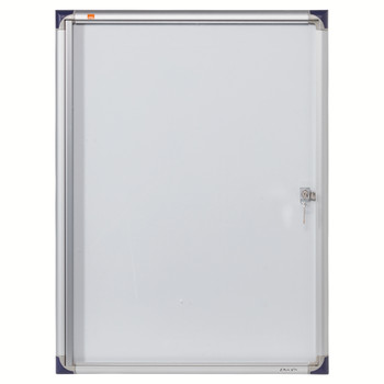 Nobo Extra Flat Magnetic Whiteboard Display Case Lockable 4 X A4 550X735mm 19008 1900846