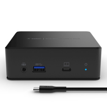 Belkin USB-C Dual Display Docking Station USB 3.2 Gen 1 3.1 Gen 1 Type-C 85 W Bl INC002VFBK
