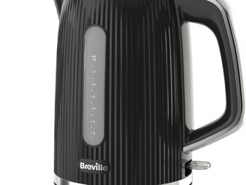 Breville Bold Electric 3Kw Kettle 1.7L Capacity Fast Boil Black Gloss & Silver C VKT 221 Breville Bold Electric 3Kw Kettle 1.7L Capacity Fast Boil Black Gloss & Silver C VKT 221